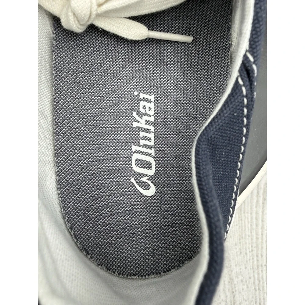 Olukai Tradewind Mens Size 10.5 Mood Indigo Blue Casual Canvas Lightweight Shoes